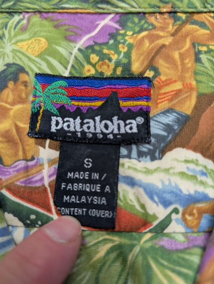Chemise hawaïenne Patagonia 1994 Pataloha Limited Edition Paradise taille S #645