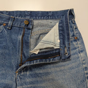 Jean Lee Vintage Regular Fit W29 L30 Bleu Denim Patiné Classic Straight