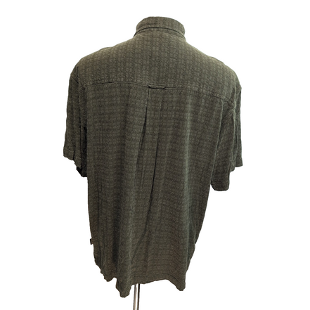 Chemise hawaïenne KÜHL älf Clothing ROCK taille L kaki 67% Tencel rayonne