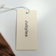 Jupe Portefeuille Femme T40 Jubylee Paris Camel Similicuir Neuve Étiquette