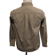 Chemise Ralph Lauren Enfant 14-16 Ans Marron Unie Logo Brodé Coton
