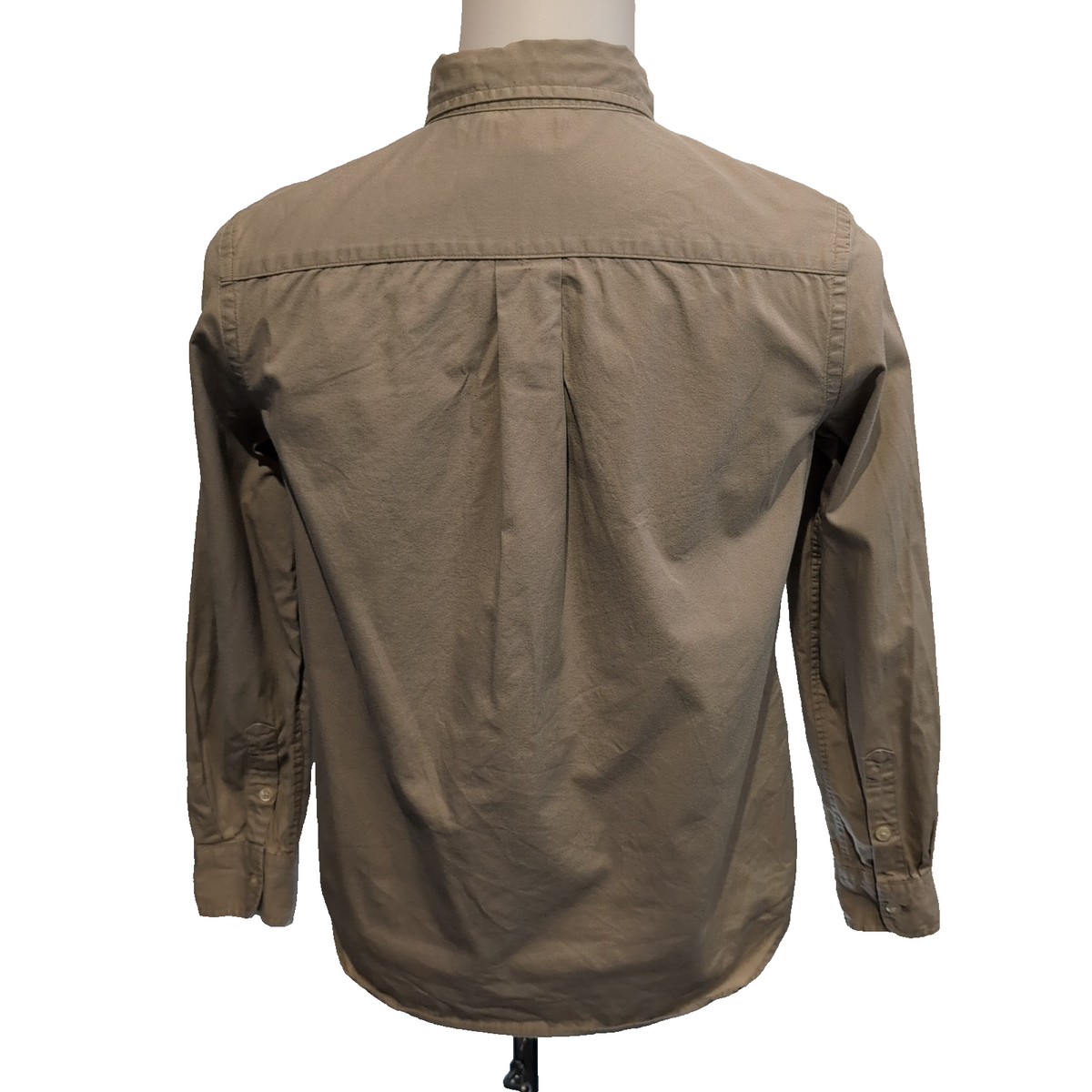 Chemise Ralph Lauren Enfant 14-16 Ans Marron Unie Logo Brodé Coton