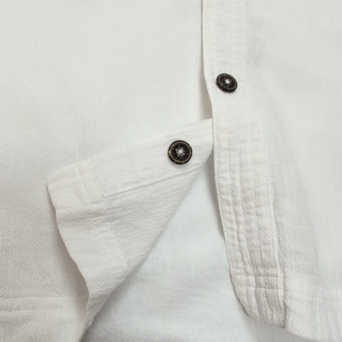 Chemise Patagonia M Blanc 100% Coton Organique Poche Manches Courtes