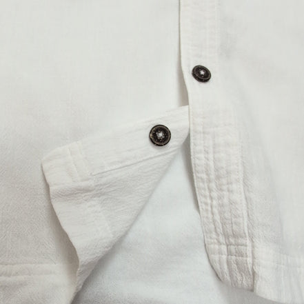 Chemise Patagonia M Blanc 100% Coton Organique Poche Manches Courtes