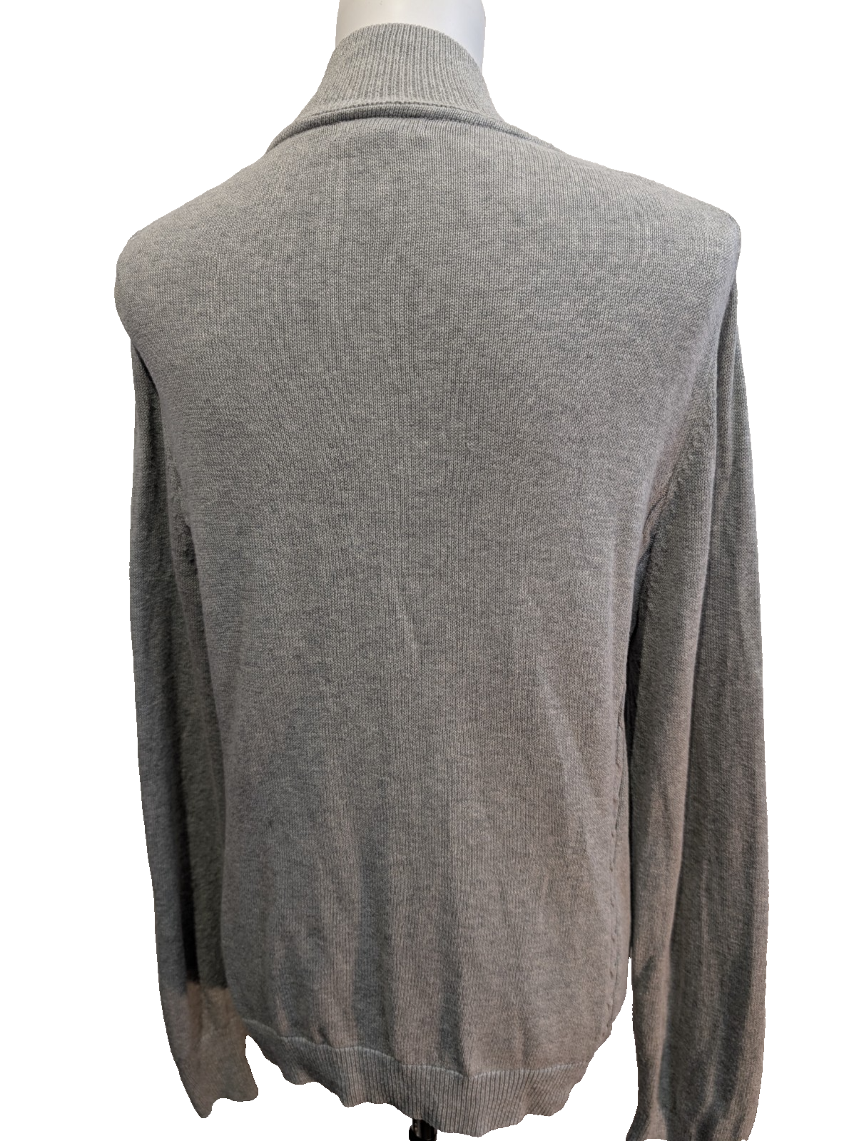 Gilet Zippé Tommy Hilfiger Femme Gris avec Écusson Brodé - Taille 2XL