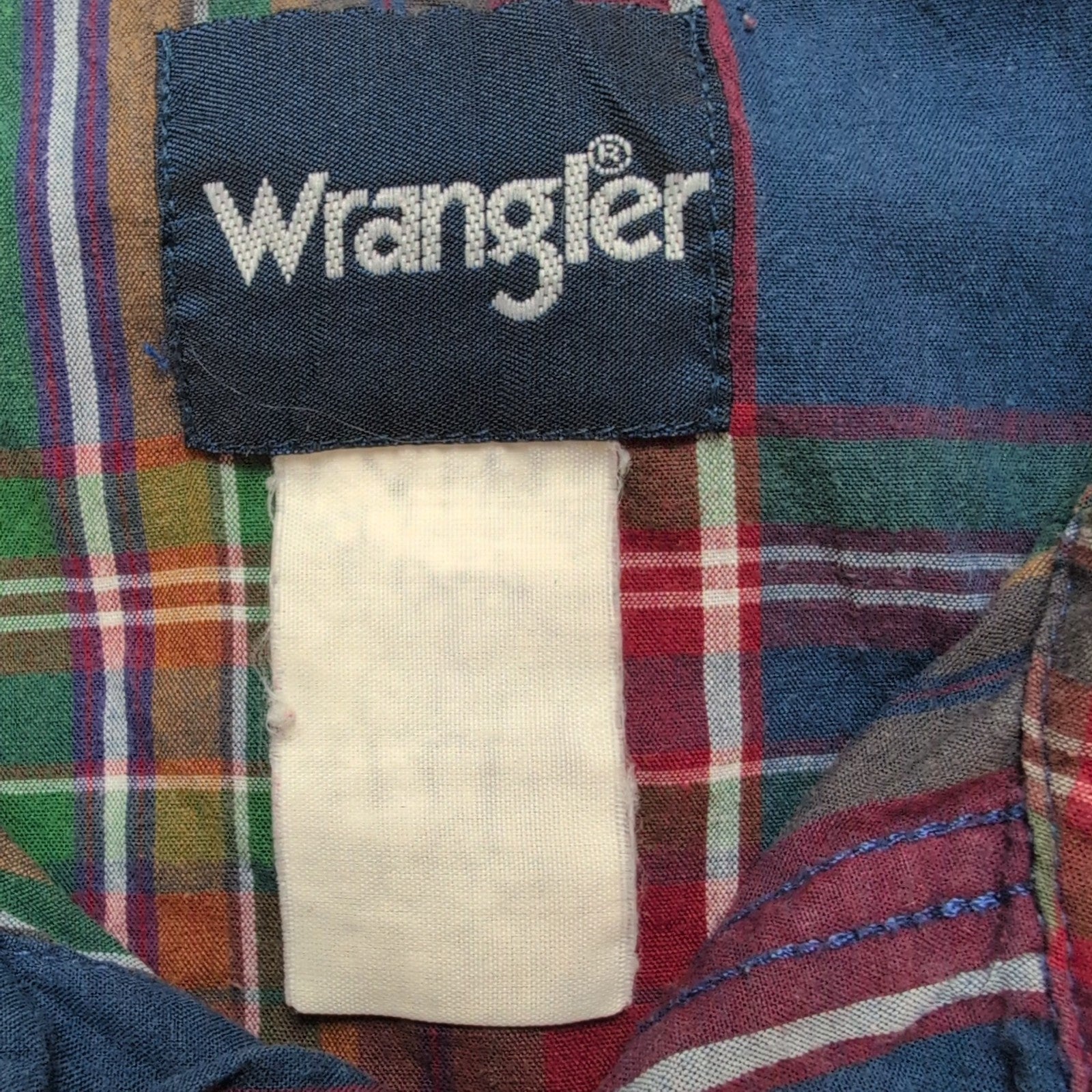 Chemise WRANGLER Western à Carreaux Tartan avec Poches Manches Longues - T.XL
