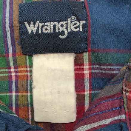 Chemise WRANGLER Western à Carreaux Tartan avec Poches Manches Longues - T.XL