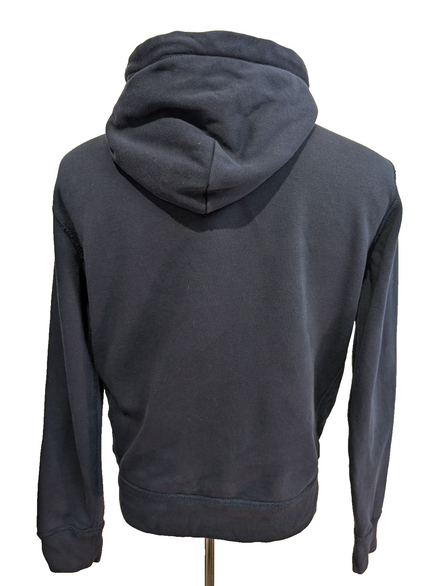 Polo Ralph Lauren Veste Hoodie Capuche Zippée Bleu Marine S Logo Jaune