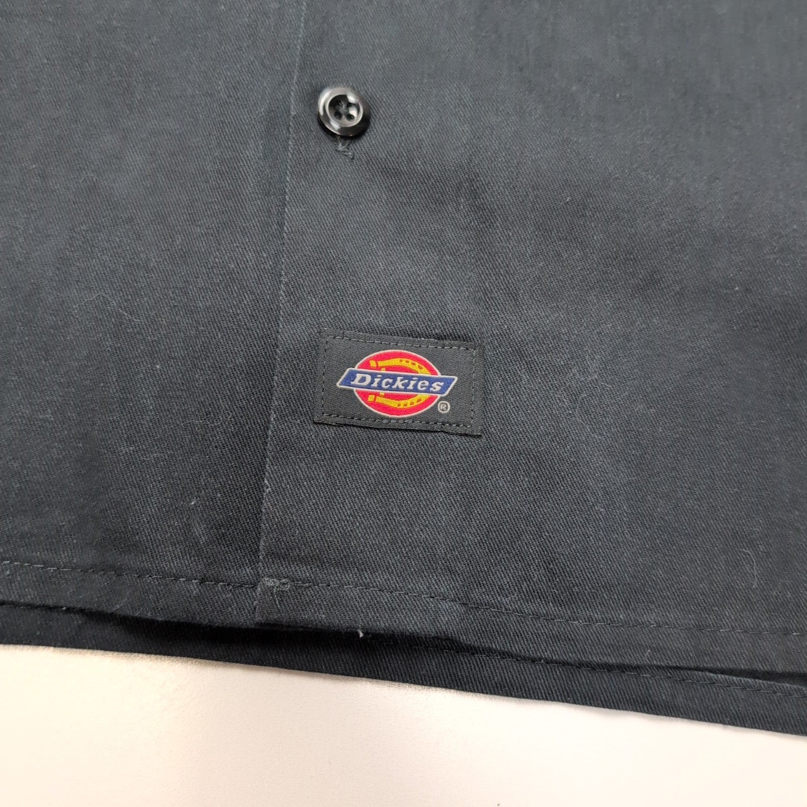 Chemise Dickies L Noire Brewery Workwear Brodée Saratoga WY USA