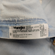Jean Wrangler Homme Vintage Bleu W34 L32 Denim Robuste Épais Taille Élastique