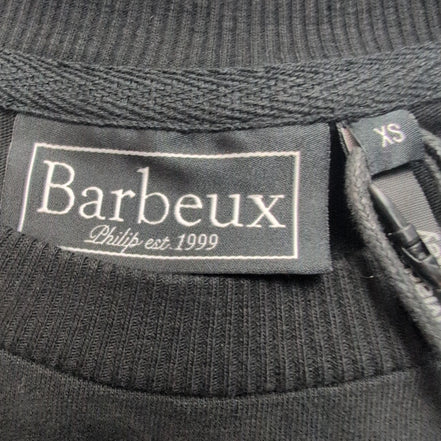 T-shirt Barbeux BBX XS Oversize Noir Coton Épais Neuf avec Étiquette