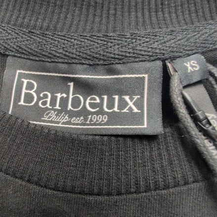 T-shirt Barbeux BBX XS Oversize Noir Coton Épais Neuf avec Étiquette