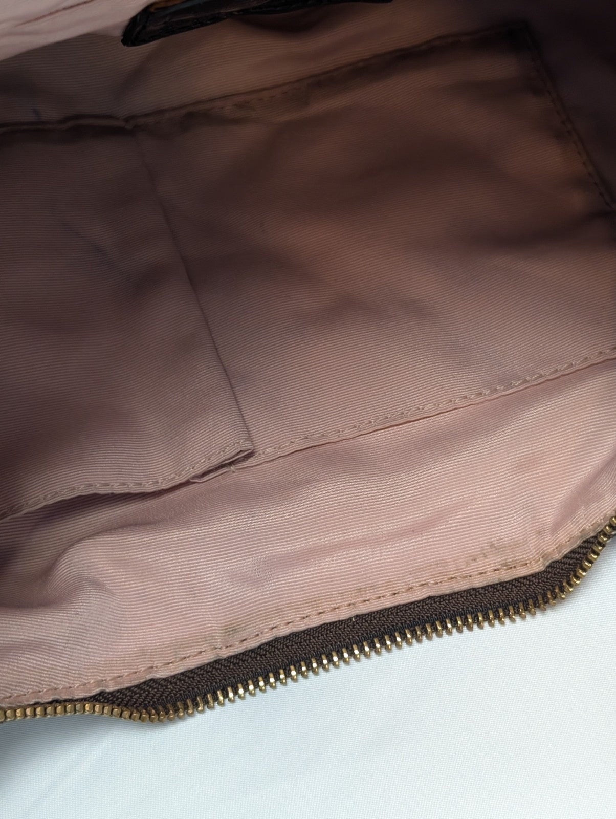 Sac Coach Signature Bandoulière Toile Marron Cuir Noir