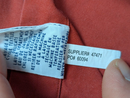 Chemise Polo Ralph Lauren vintage rouge 2 poches taille XL #2619