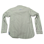 Chemise US POLO ASSN à Rayures Vertes avec Poches Manches Longues - Taille L Enf