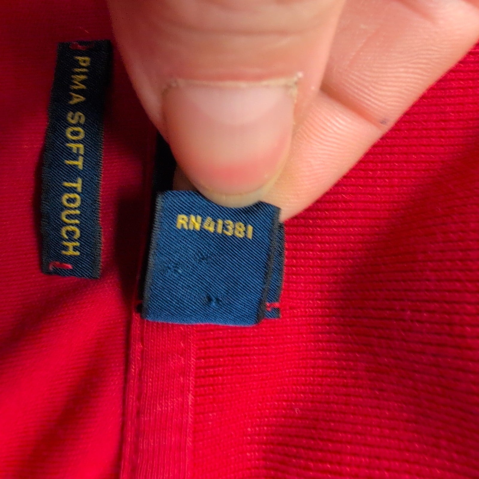 Polo Ralph Lauren Homme M Rouge Logo Marron Polo Manches Courtes