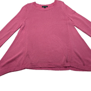 Pull Ralph Lauren (Lauren) Femme M Col Rond Rose Satiné Coupe Évasée 🏷️