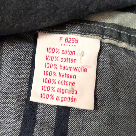 Chemise Lacoste Live L 43 Bleu Noir Blanc Carreaux Logo Poche manches longues