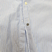 Chemise Nautica Taille XL/XXL Rayures Bleues Poignets Mousquetaires Coton