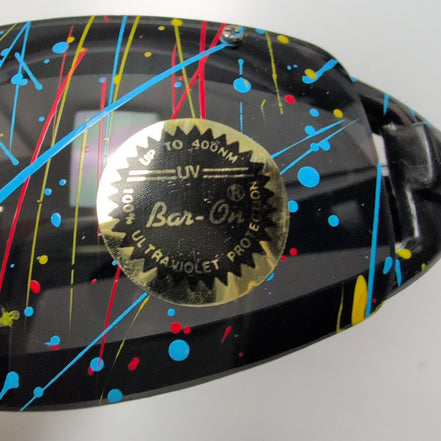 Lunettes de soleil Masque Bar-On® Design "Splatter Paint" Y2K