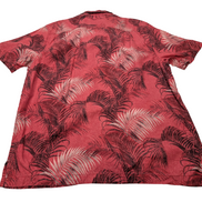 Chemise hawaïenne soie rouge Tommy Bahama Red Wisconsin taille L
