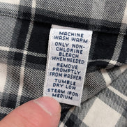 CHEMISE Ralph Lauren homme XXL TBE FLANELLE Noir Blanc défaut 🌑